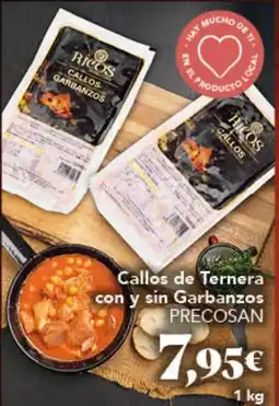 Gadis PRECOSAN Callos de Ternera con y sin Garbanzos oferta