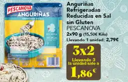 Gadis PESCANOVA Anguriñas Refrigeradas Reducidas en Sal sin Gluten oferta