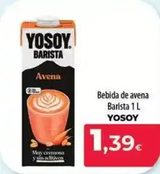 Spar La Palma Yosoy - bebida de avena barista oferta