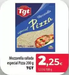 Spar La Palma Tgt - mozzarella rallada especial pizza oferta