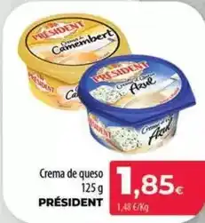 Spar La Palma Président - crema de queso oferta