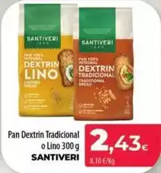 Spar La Palma Santiveri - pan dextrin tradicional o lino oferta