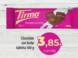 Spar La Palma Tirma - chocolate con leche tableta oferta