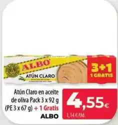 Spar La Palma Albo - atun claro en aceite de oliva oferta