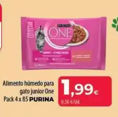 Spar La Palma Purina one - alimento húmedo para gato junior oferta