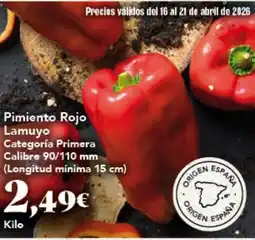 Gadis Pimiento Rojo Lamuyo oferta