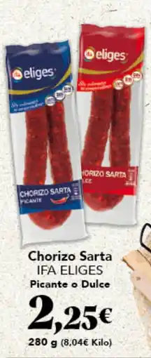 Gadis IFA ELIGES Chorizo Sarta Picante o Dulce oferta
