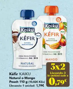 Gadis KAIKU Kéfir Natural o Mango Pouch oferta