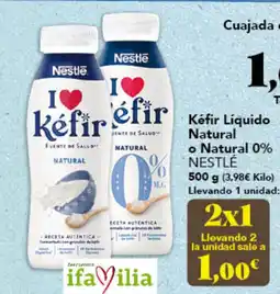 Gadis NESTLÉ Kéfir Líquido Natural o Natural 0% oferta