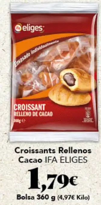 Gadis IFA ELIGES Croissants Rellenos Cacao oferta