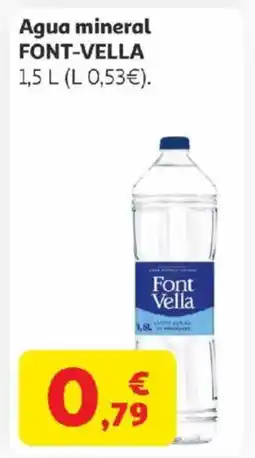 Alcampo FONT VELLA Agua mineral oferta