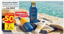 Alcampo NIVEA Bronceadores oferta