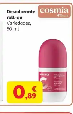 Alcampo COSMIA Desodorante roll-on oferta