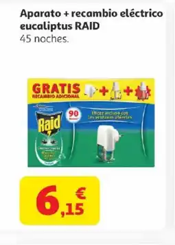 Alcampo RAID Aparato + recambio eléctrico eucaliptus oferta