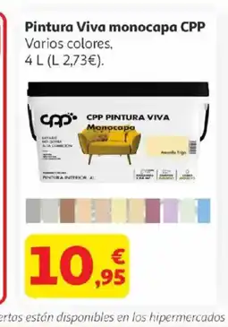 Alcampo Pintura Viva monocapa CPP oferta