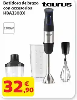 Alcampo TAURUS Batidora de brazo on accesorios HBA1300X oferta