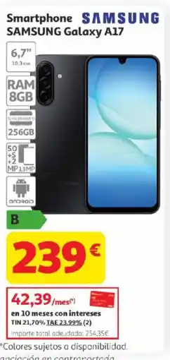 Alcampo SAMSUNG Galaxy A17 Smartphone oferta