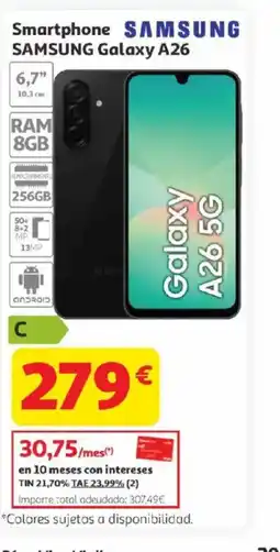 Alcampo SAMSUNG Galaxy A26 Smartphone oferta