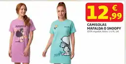 Alcampo Camisolas mafalda o snoopy oferta