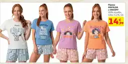 Alcampo Pijama mafalda snoopy oferta