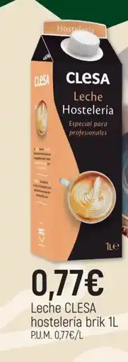 CoMarket CLESA Leche hostelería brik oferta