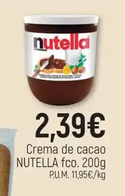 CoMarket NUTELLA Crema de cacao oferta