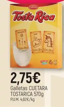 CoMarket CUETARA TOSTARICA Galletas oferta