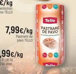 CoMarket TELLO Pastrami de pavo oferta