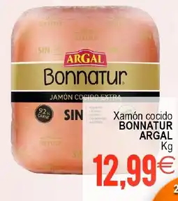 Supermercados Aquí BONNATUR ARGAL Xamón cocido oferta