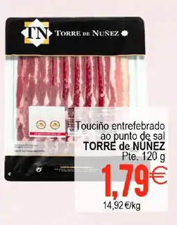 Supermercados Aquí TORRE DE NÚÑEZ Touciño entrefebrado ao punto de sal oferta