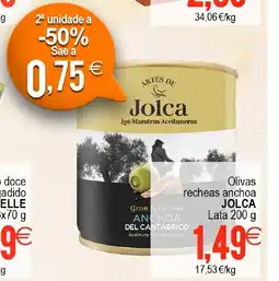 Supermercados Aquí JOLCA Olivas recheas anchoa oferta