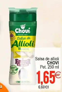 Supermercados Aquí CHOVI Salsa de allioli oferta