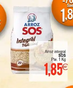 Supermercados Aquí SOS Arroz integral oferta