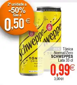 Supermercados Aquí SCHWEPPES Tónica TÓNormal/Zero oferta
