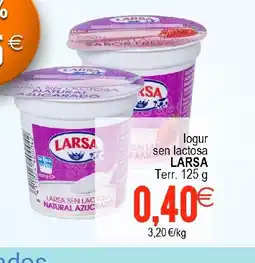 Supermercados Aquí LARSA Iogur sen lactosa oferta