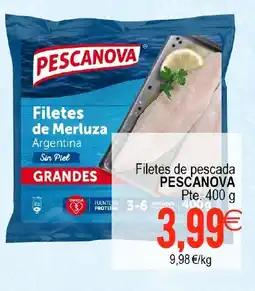 Supermercados Aquí PESCANOVA Filetes de pescada oferta
