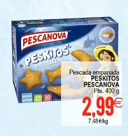 Supermercados Aquí PESCANOVA Pescada empanada oferta