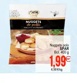 Supermercados Aquí SPAR Nuggets polo oferta