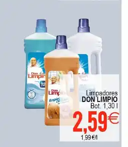 Supermercados Aquí DON'LIMPIOLimpadores oferta