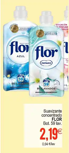 Supermercados Aquí FLOR Suavizante concentrado oferta