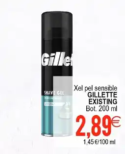 Supermercados Aquí GILLETTE EXISTING Xel pel sensible oferta