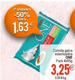 Supermercados Aquí ONE Comida gatos esterilizados oferta
