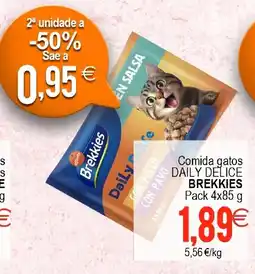 Supermercados Aquí BREKKIES Comida gatos oferta