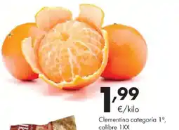 Supermercados Lupa Clementina categoría 1º, calibre 1XX oferta