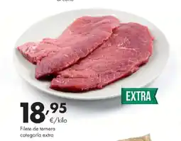 Supermercados Lupa Filete de ternera categoría extra oferta