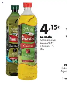 Supermercados Lupa LA MASÍA Aceite de oliva Clásico 0,4° o Sumum 1° oferta