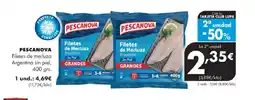 Supermercados Lupa PESCANOVA Filetes de merluza Argentina sin piel oferta