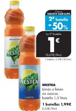 Supermercados Lupa NESTEA Limón o limón sin azúcar oferta