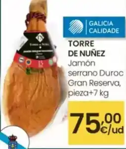 Aliprox TORRE DE NUÑEZ Jamón serrano Duroc Gran Reserva oferta