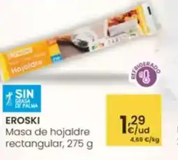 Aliprox EROSKI Masa de hojaldre rectangular oferta